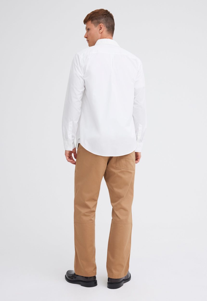 Jac + Jack White Cotton Shirt - White